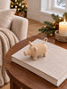Cochon en hêtre – figurine en bois