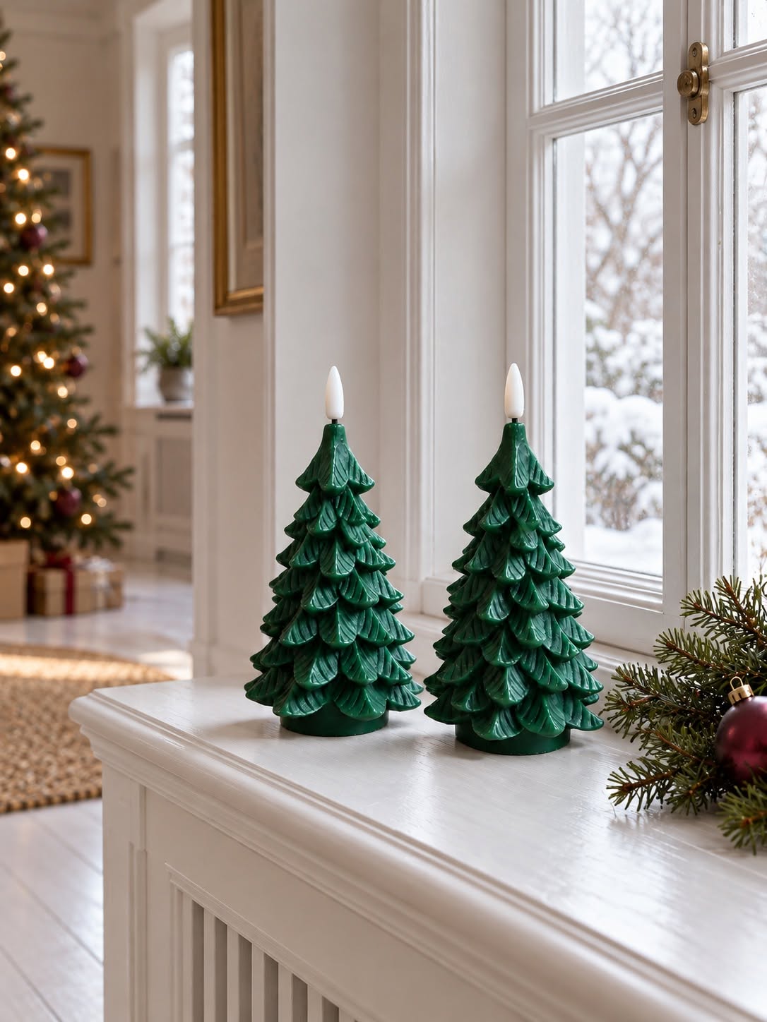 Sapins de Noël LED - 2 pcs