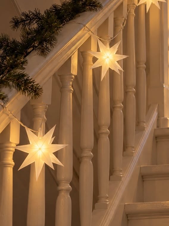 Étoiles lumineuses LED - lot de 3 pièces