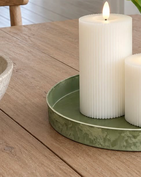 Plateau effet béton - Petit vert