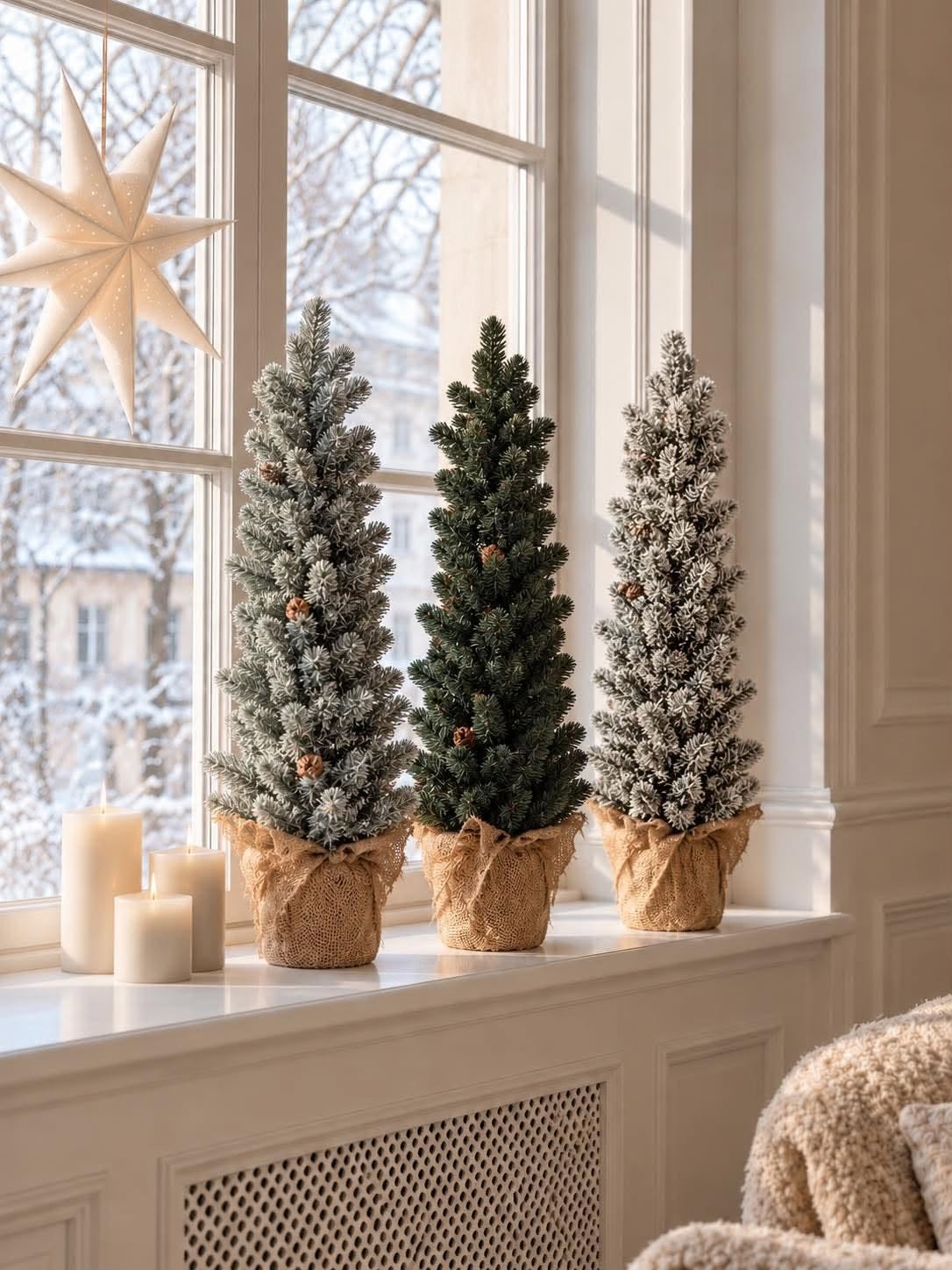 Arbre en pot - MIX – sapin de Noël artificiel