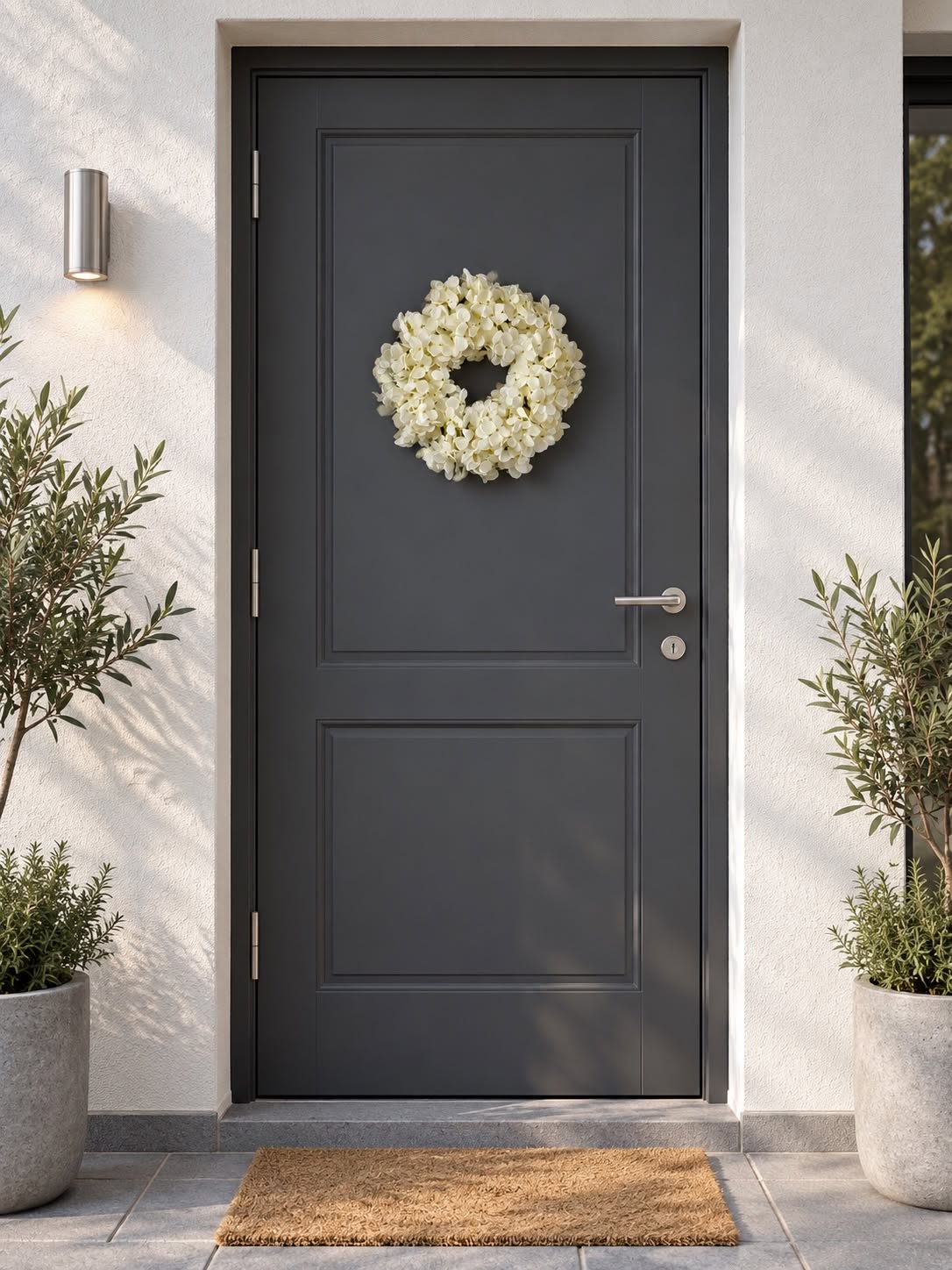 Couronne Hortensia Blanche