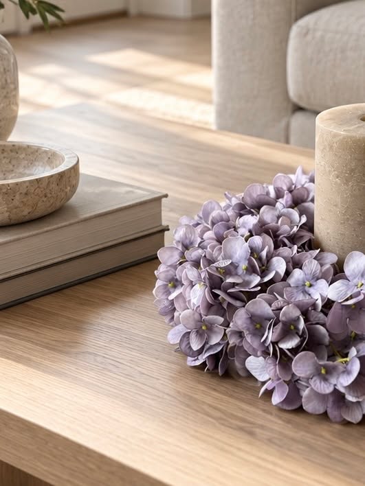 Couronne Hortensia - Violet