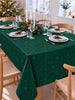 Nappe de Noël Jacquard - Vert 320 cm