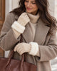 Gants beige – Gants d'hiver doux
