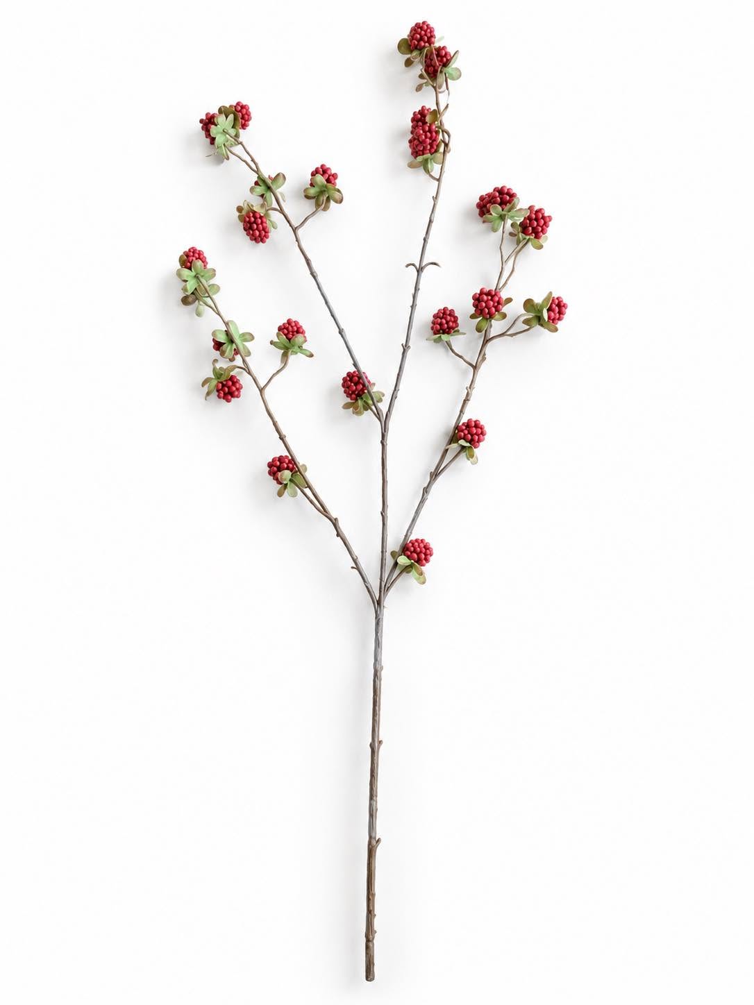Branche framboise - Rouge – branche artificielle