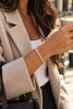 Bracelet tennis Rinna doré – zirconias