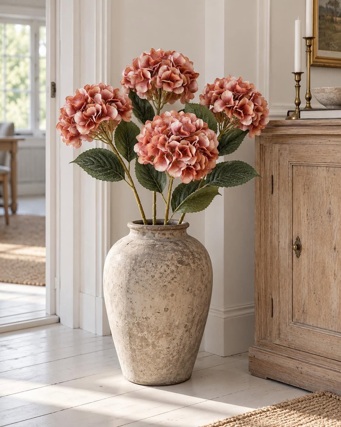 Hortensia couleurs brûlées - Mix