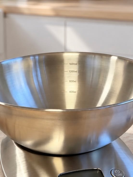 Balance de cuisine avec bol – acier inoxydable