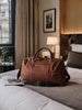 Sac de week-end LONDON cognac