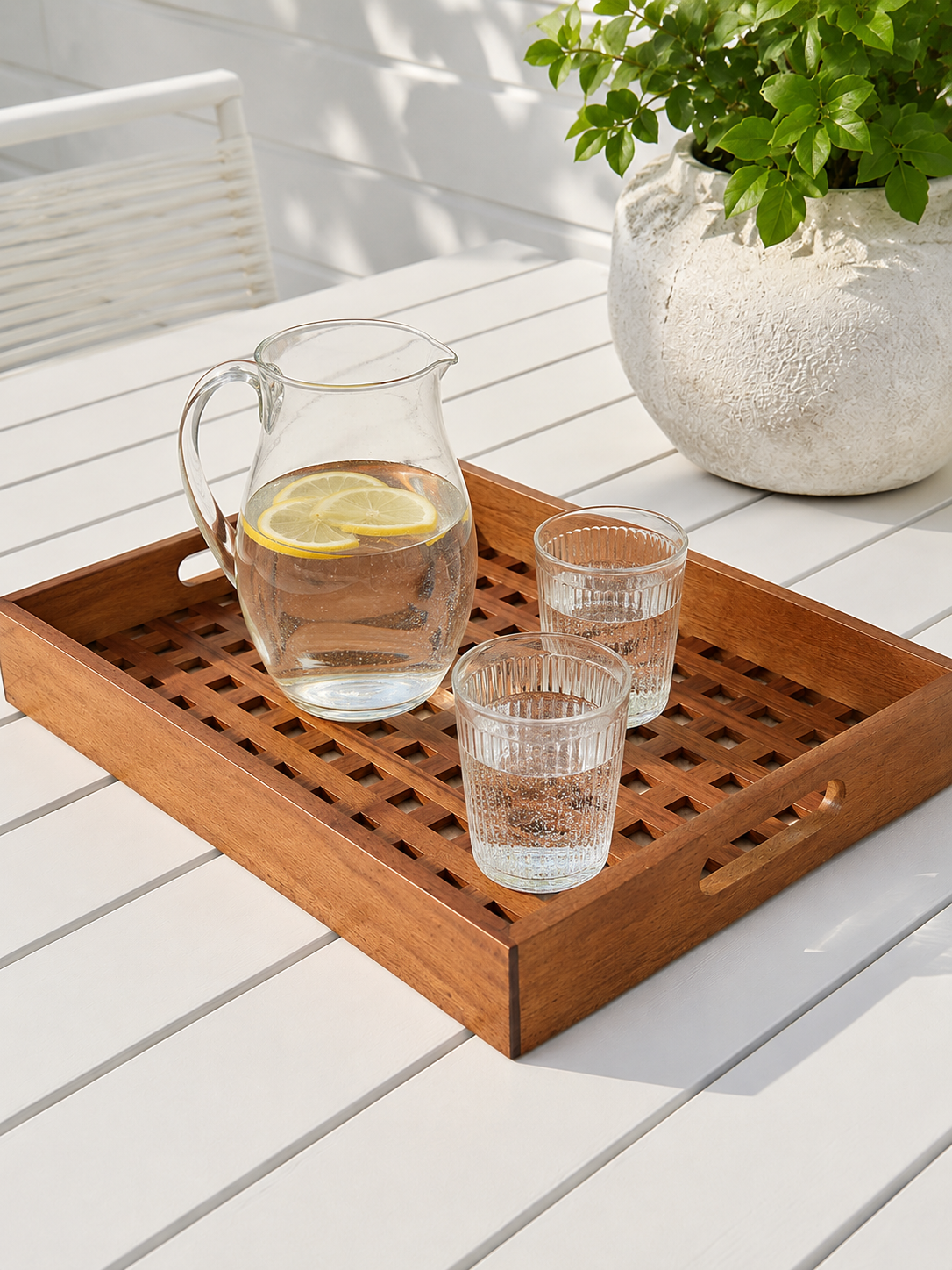Plateau grille - Acacia
