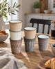 Tasse à espresso en grès - 6 pcs