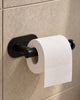Porte-papier toilette noir – Mural en métal noir