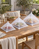 Cloche alimentaire anti-mouches - lot de 3