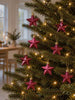 Étoiles de Noël 8 pcs - Bordeaux