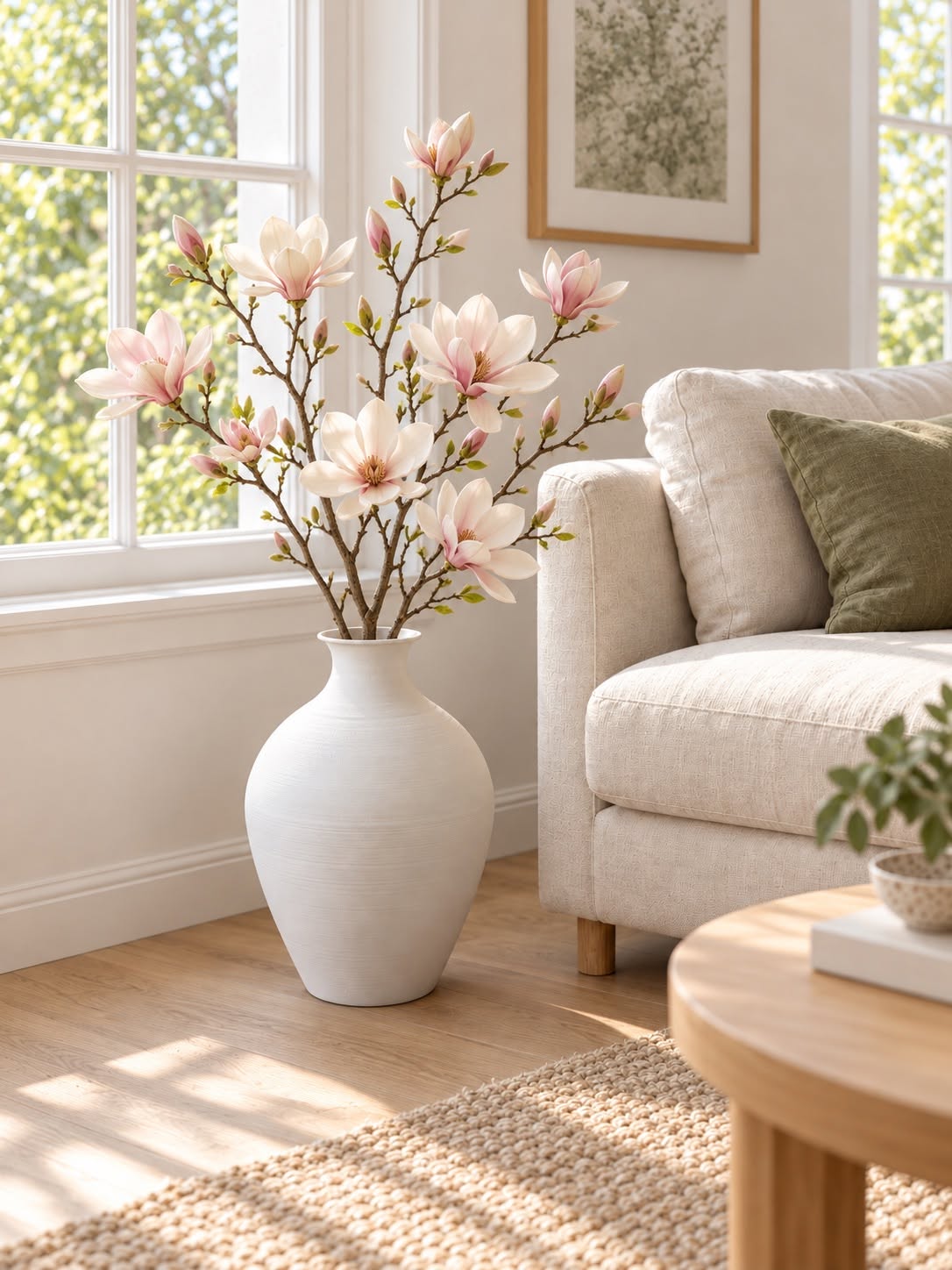 Vase en métal - White – Vase en métal blanc mat