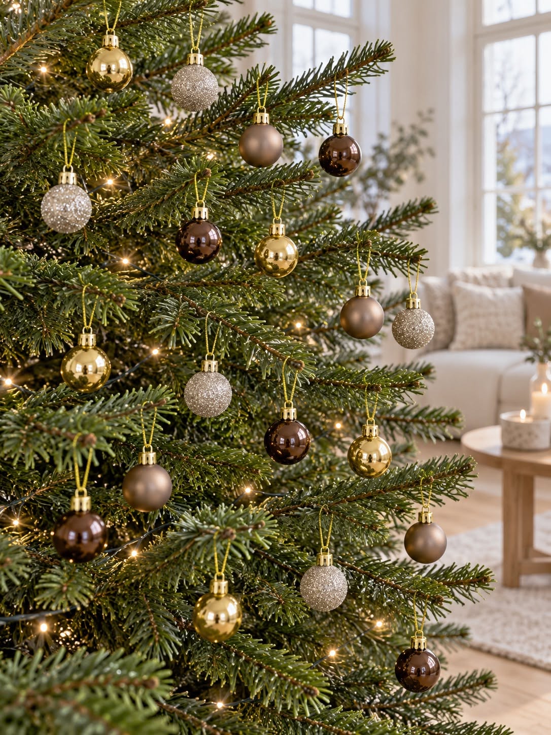 Mini boules de Noël - 24 pièces