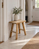 Tabouret teck – teck naturel