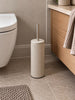 Brosse WC rainurée - Gris chaud