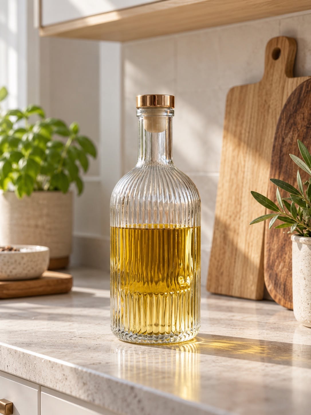 Bouteille avec couvercle en métal - 500 ml – en verre