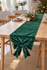 Chemin de table à nœud - Vert 240 cm