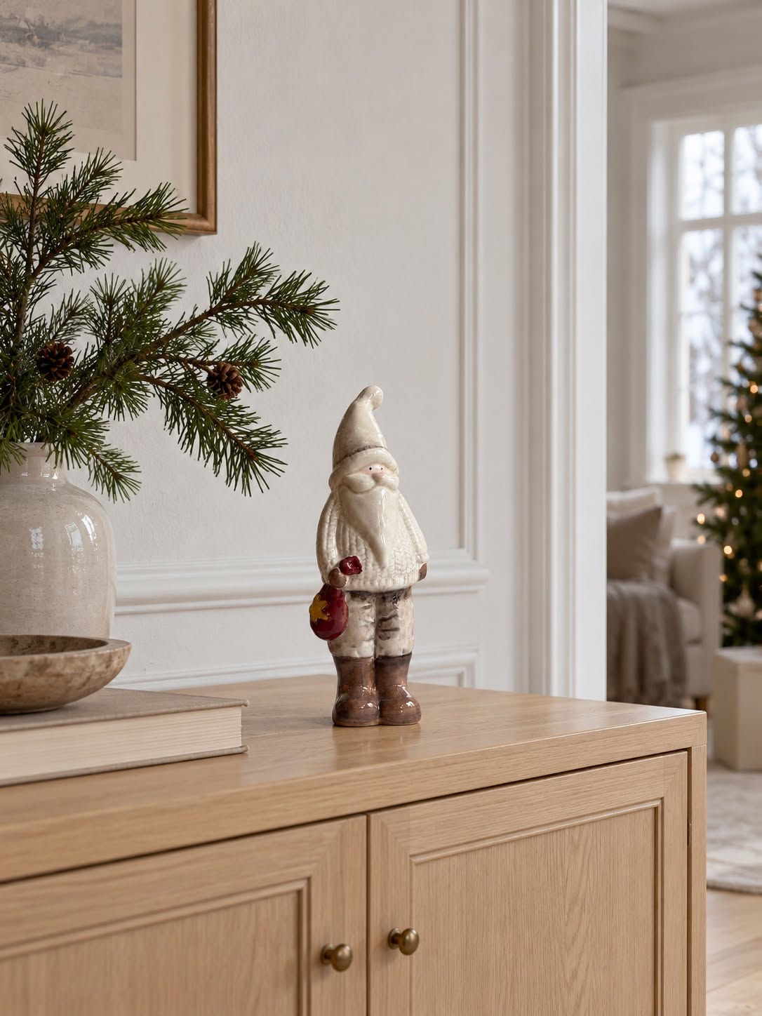 Père Noël en céramique - Grand