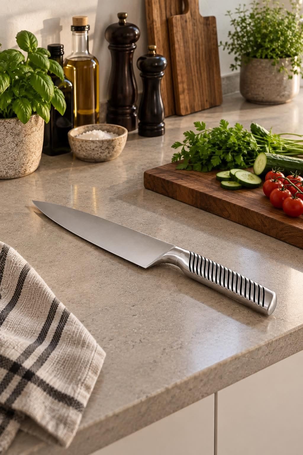 Couteau de chef SAIKA – Acier inoxydable