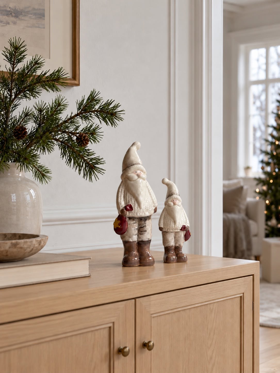 Père Noël en céramique - Petit