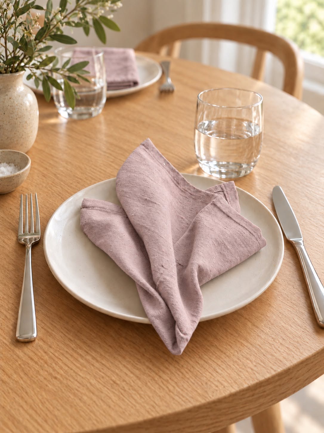 Serviettes de table 4 pcs - Rose