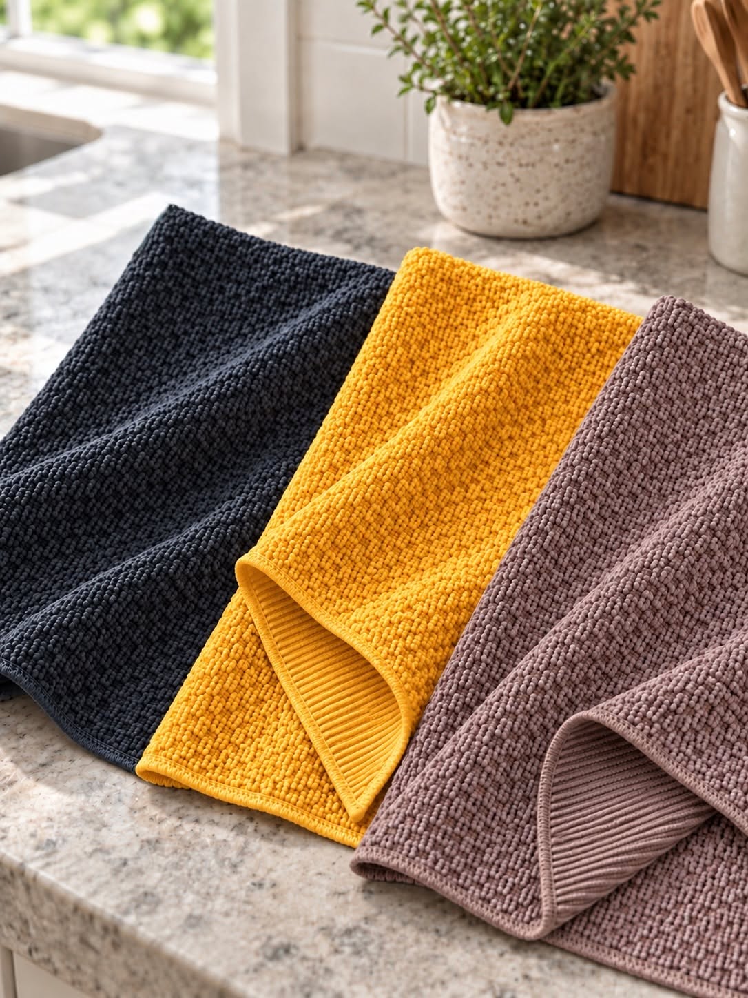 Torchons 3 pcs microfibre – Mangue