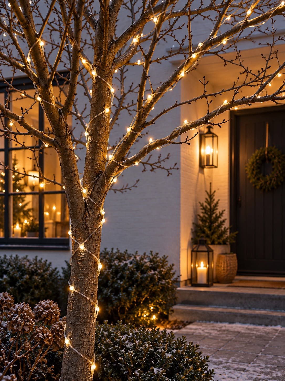 Guirlande lumineuse solaire avec 120 LED blanc chaud et 8 fonctions