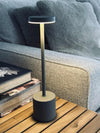 Lampe de table LED KELLY Taupe - rechargeable