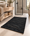 Tapis en cuir – Noir 60x90 cm