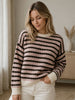 Tricot Nivelle - Old rose / brown