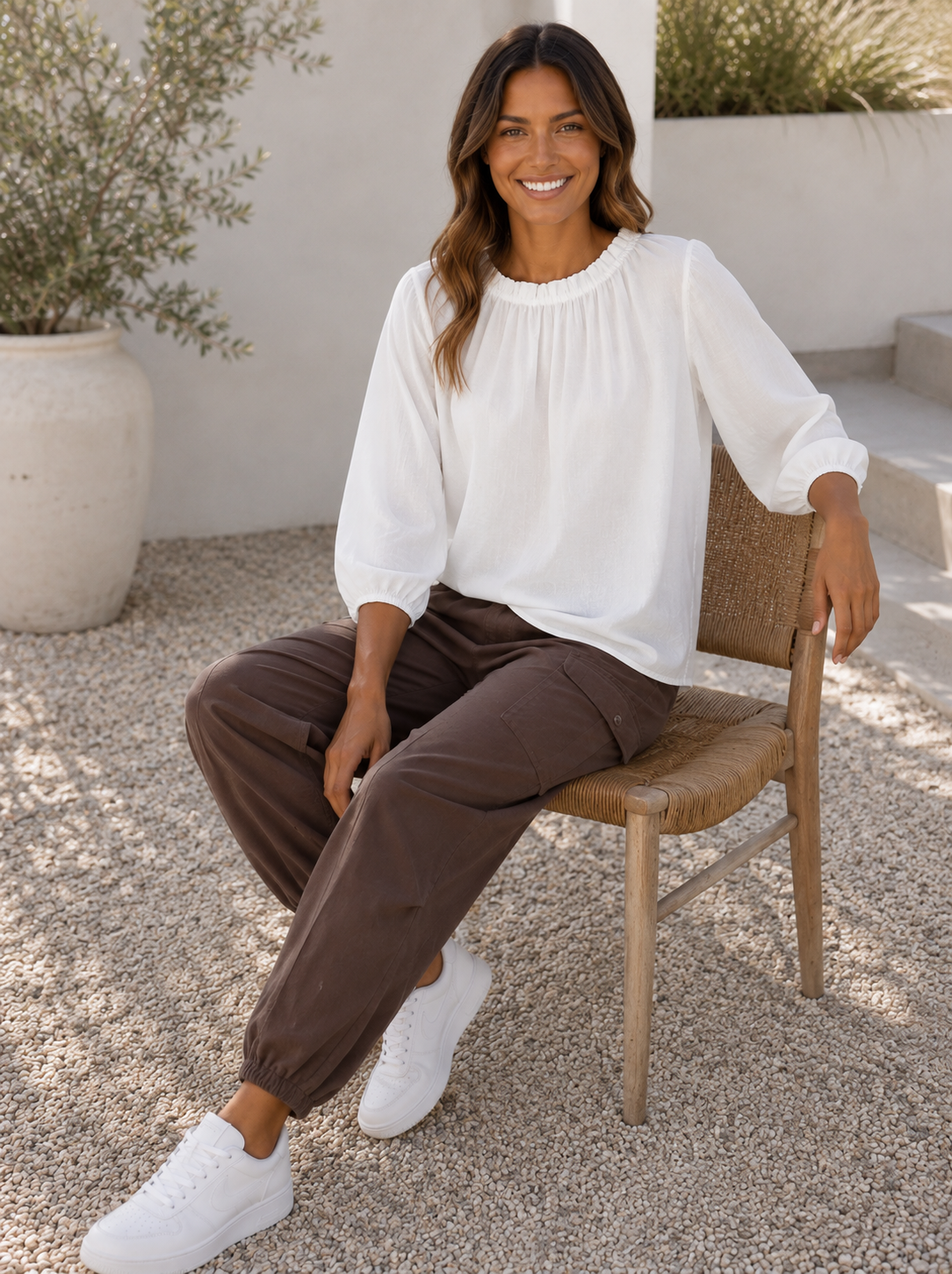 Chemisier Juniper off-white