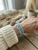 Bracelet MICHELLE Soft Blue / Mix - 5 pcs
