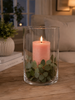 Bloc lumineux LED 7,5x10 cm - Rose ancien