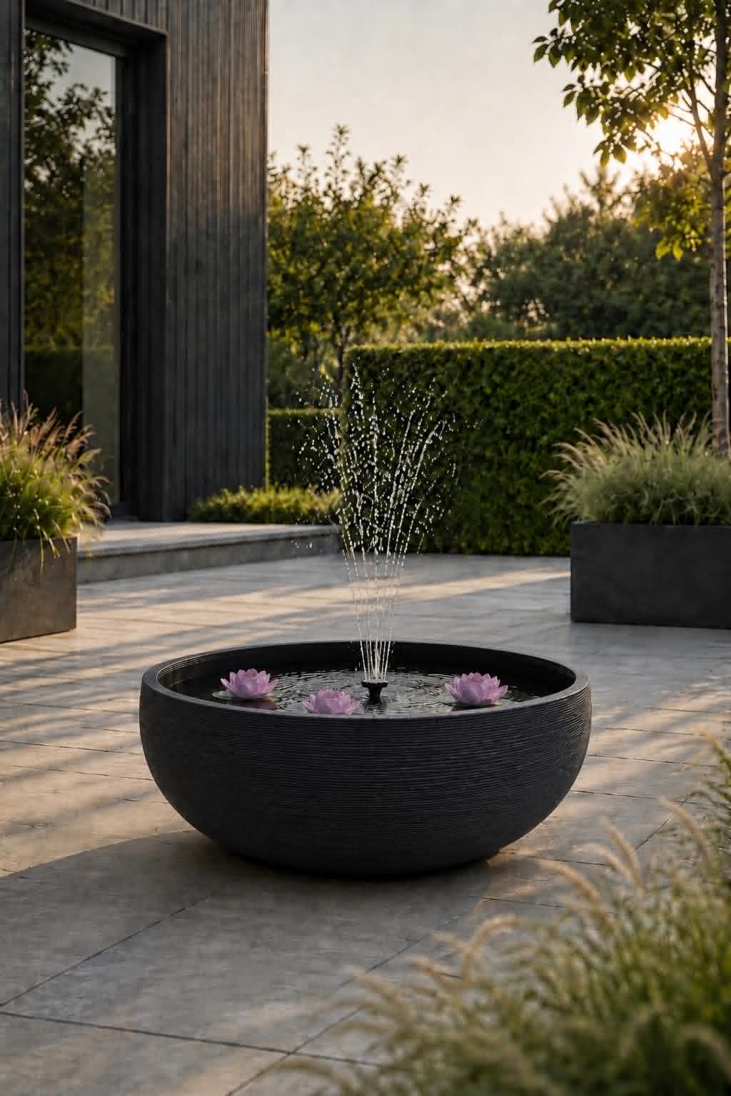 Bassine miroir black garden