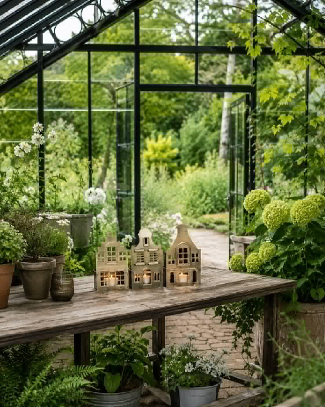 Maison lumineuse - mélange doré