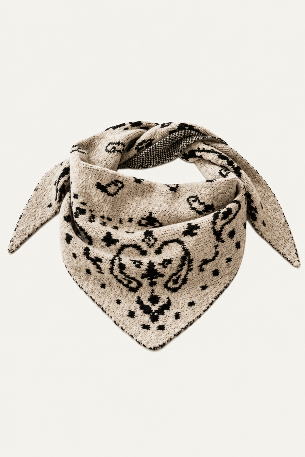 Foulard cachemire beige