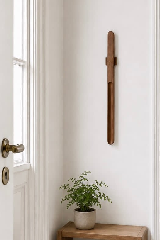 Chausse-pied en bois avec aimant - Dark wood