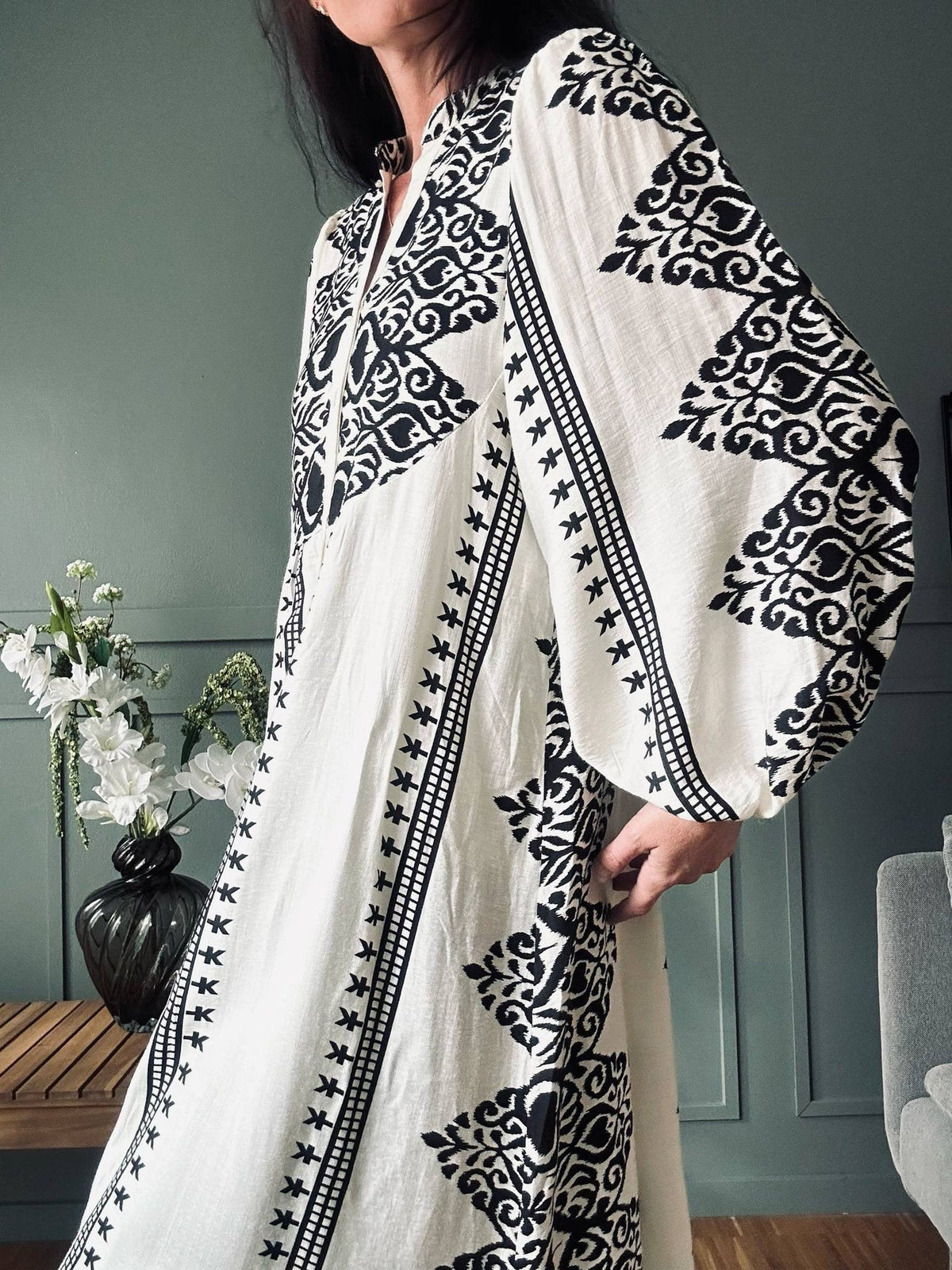 Robe Beige - Coton bohème