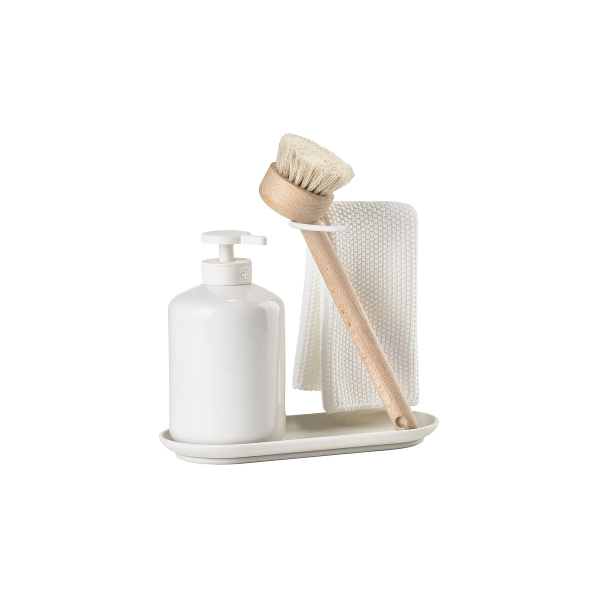 Set de vaisselle - 4 pièces - Blanc