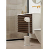 Porte-papier toilette - Blanc - Sur pied