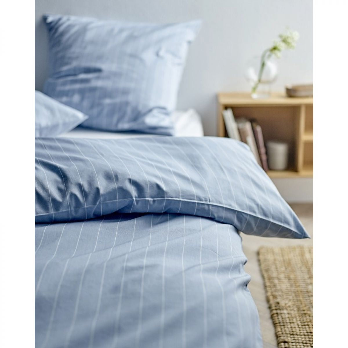Linge de lit 2 sets Södahl 140x220 cm - Linen Blue - Avec plateau de lit