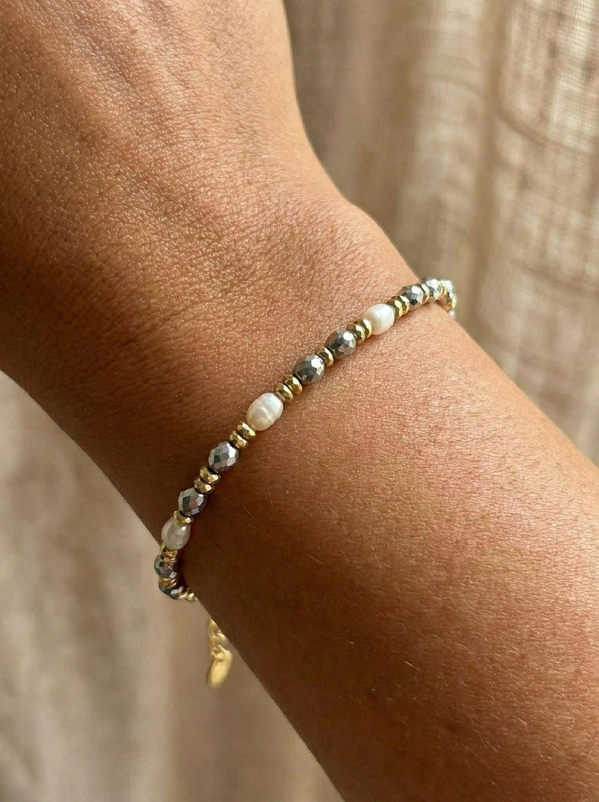 Bracelet ELINE - avec perles de culture d’eau douce