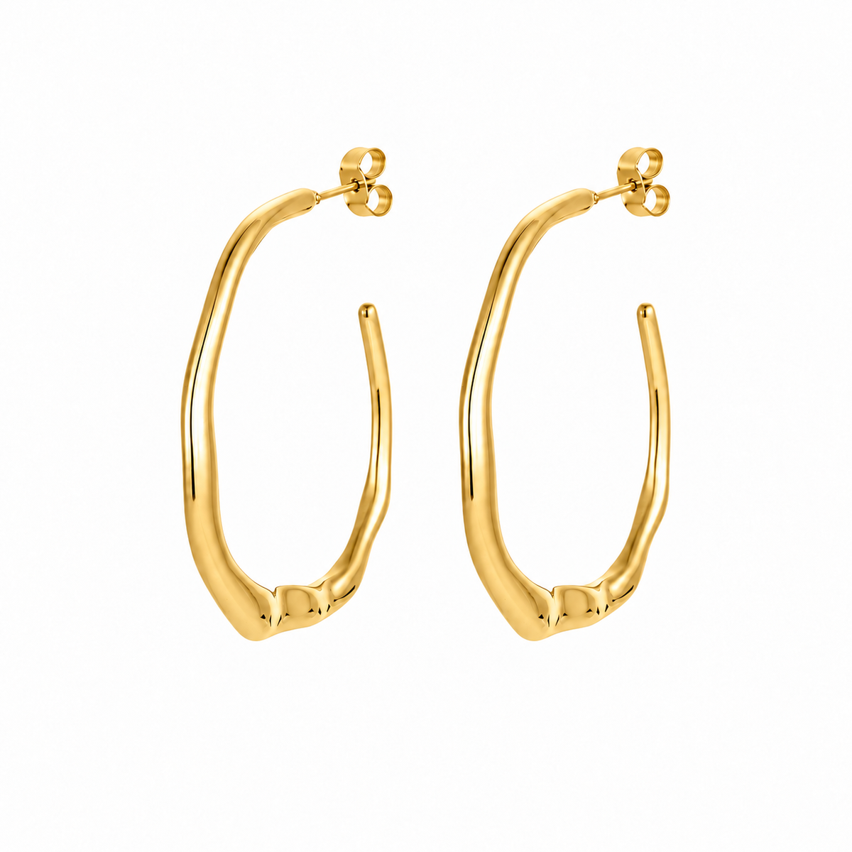 Boucles d’oreilles Elly plaqué or