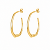 Boucles d’oreilles Elly plaqué or