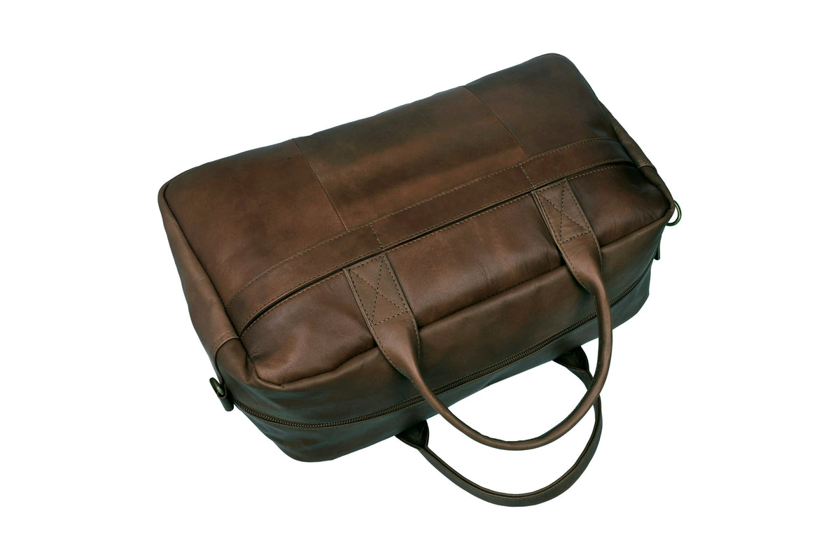 Sac week-end small Faust - Dark brown