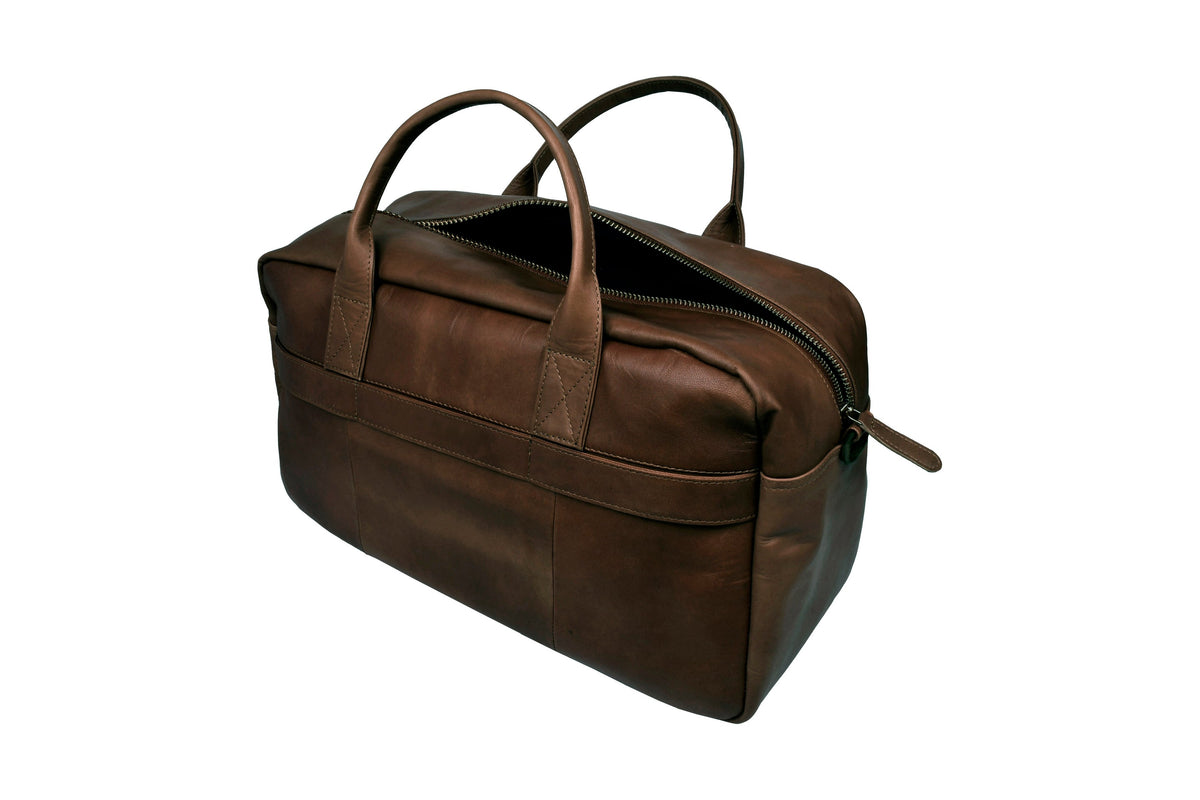 Sac week-end small Faust - Dark brown